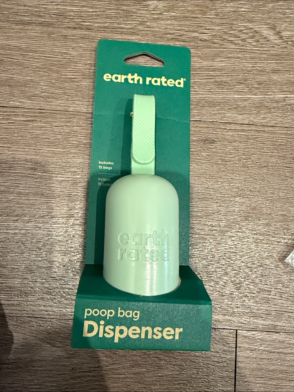 earth rated Mint Green Poop Bag Dispenser